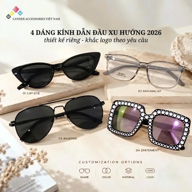 Kính mắt thiết kế riêng
