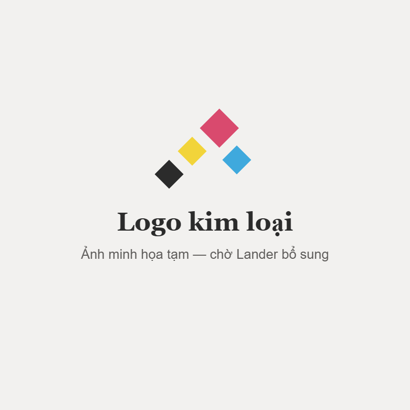 Logo kim loại