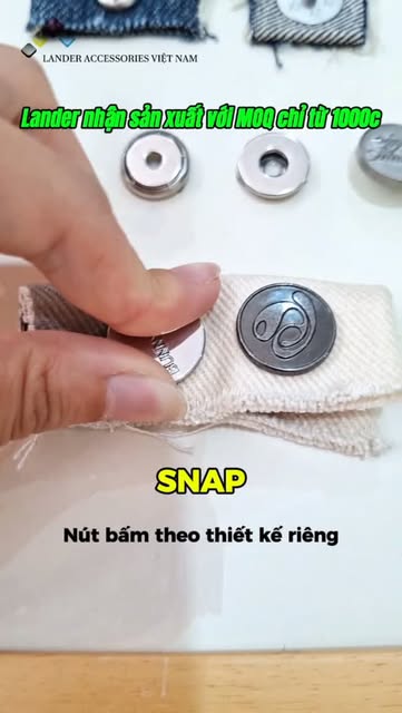 Nút snap thiết kế riêng